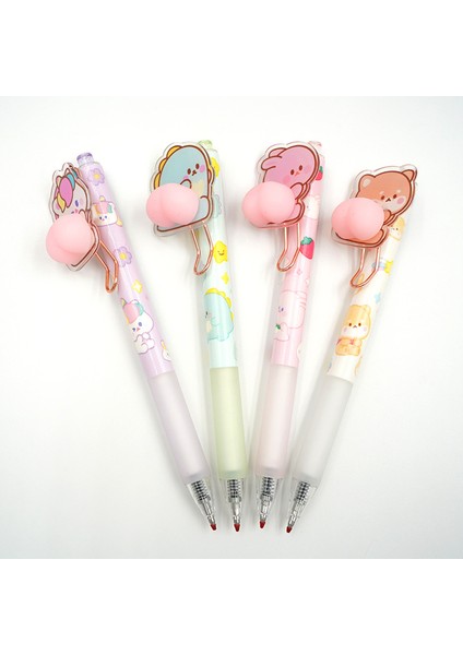 1 Adet 0.5mm Rastgele Kawaii Hayvanlar Butt Jel Kalemler 0.5mm Sevimli Sıkıştırılmış Nötr Kalemler Kore Kırtasiye Basın Kalemler Çocuk Oyuncakları Okul Ofis Malzemeleri (Yurt Dışından) fiyatları