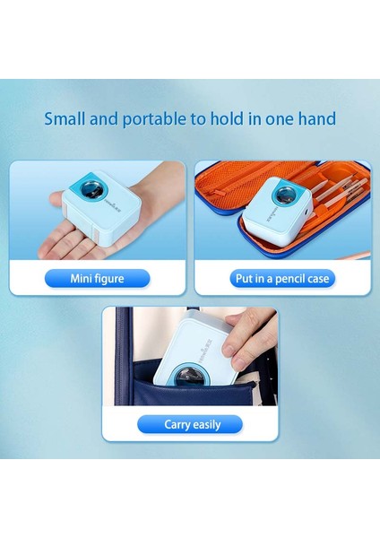 Pembe Tenwin Yeni Otomatik Elektrikli Kalemtıraş Mini Karikatür Kamera Kalemtıraş Çocuklar Için Sanatçılar Okul Malzemeleri Kırtasiye (Yurt Dışından) indirimleri