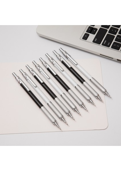0.9mm Siyah Set 4 Adet Sanat Çizim Kroki Otomatik Kalem Seti 0.3,0.5,0.7,0.9mm Metal Mekanik Kurşun Kalem Öğrenci Yazma Araçları Kırtasiye Hediyeler (Yurt Dışından) modelleri