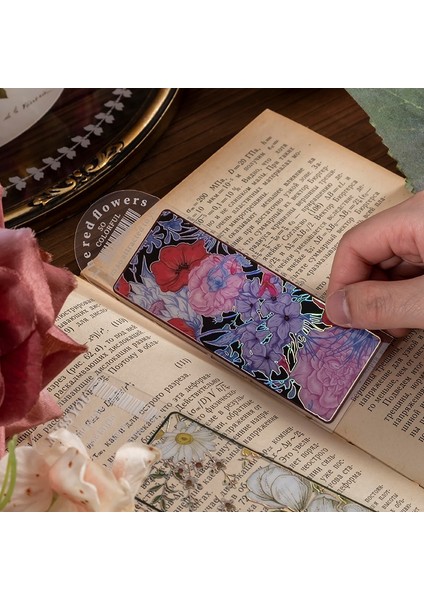 E Journamm 4 Adet/paket Çiçek Kelebek Kitap Ayracı Lazer Gümüş Okul Malzemeleri Yaratıcı Kırtasiye Şeffaf Pvc Estetik Kitap Ayracı (Yurt Dışından) indirimleri