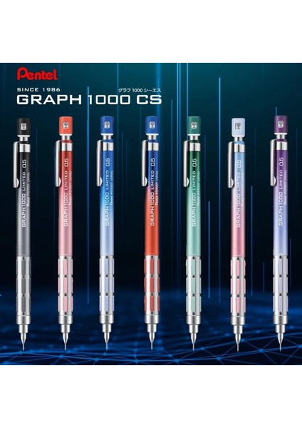 Mor Japonya Pentel PG1005 Degrade Renk Sınırlı Üretim Mekanik Kurşun Kalem 0.5mm Çizim Metal Düşük Ağırlık Merkezi Kroki (Yurt Dışından) fiyatları