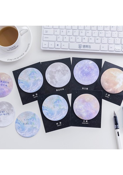 Mercury 4 Adet 4 Adet Sevimli Gezegen Yapışkan Not Yenilik Galaxy Uzay Not Defteri Not Defteri Kawaii Sayfa Bayrağı Okul Ofis Kawai Dergisi Şey Kırtasiye (Yurt Dışından) fırsatları