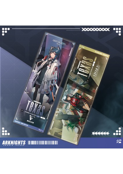 Stil 4 Spectre Zincirsiz Anime Usta Lazer Bilet Cosplay Yıldız Koleksiyonu Hatıra Fan Hediye 20X7 cm Exusiai Arknights (Yurt Dışından)