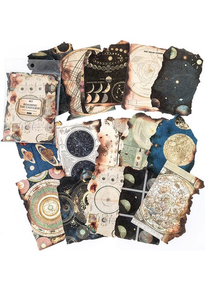 1 Adet 30 Adet Vintage Günlük Kaydı Scrapbooking Malzeme Kağıt Estetik Dekoratif Kraft El Işi Kağıdı Antika Retro Tarzı Not Defteri Hediye (Yurt Dışından)