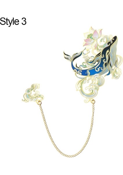 B Tarzı 3 Sıcak Çin Tarzı Metal Imi Püskül Kolye Retro Kitap Klipsi Sayfalandırma Mark Okul Ofis Malzemeleri Kırtasiye Öğrenci Hediye (Yurt Dışından)