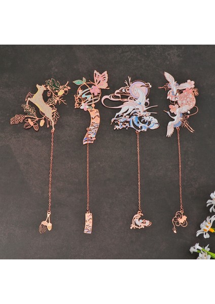 B Tarzı 3 Sıcak Çin Tarzı Metal Imi Püskül Kolye Retro Kitap Klipsi Sayfalandırma Mark Okul Ofis Malzemeleri Kırtasiye Öğrenci Hediye (Yurt Dışından) fiyatları