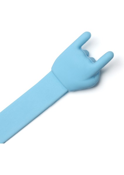 B-2 1 Adet Yaratıcı Rock Jest Müzik Kitap Ayracı Silikon Parmak Kişiselleştirilmiş Silikon Kitap Işaretleyici Ofis Okul Malzemeleri (Yurt Dışından) indirimleri