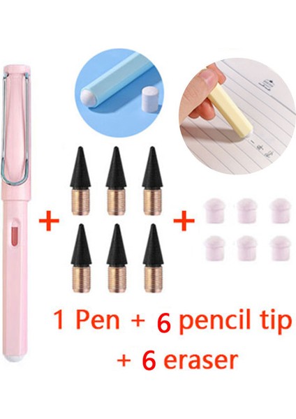 Macaron PINK-13PCS 13 Adet/takım Kalem Çift Silgi Kalem Sanat Kroki Boyama Tasarım Araçları Okul Malzemeleri Öğrenci Kırtasiye (Yurt Dışından)