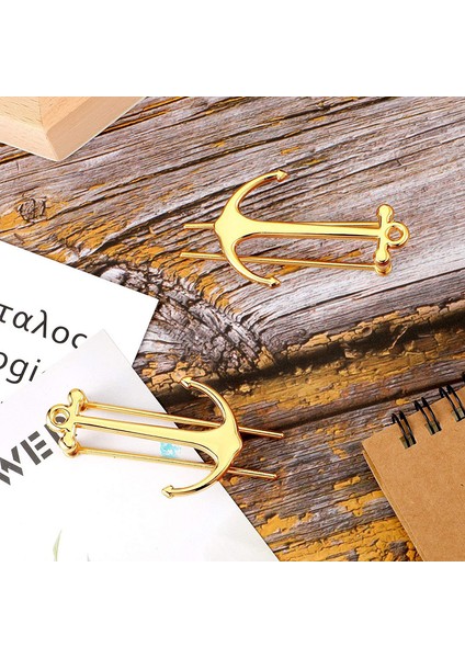 Gül Altın Metal Çapa Imi Yaratıcı Sayfa Tutucu Klip Öğrenciler Için Kitap Okuma Mezuniyet Hediyeleri Okul Kırtasiye Ofis Malzemeleri (Yurt Dışından) fırsatları