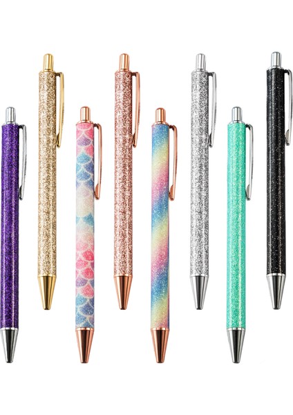 Gül Altın Tükenmez Kalemler Metal Basın Geri Çekilebilir Pürüzsüz Yazma Altın Pembe Kız Hediye Dayanıklı Ofis Okul Malzemeleri Kırtasiye Yazma Kalem (Yurt Dışından) indirimleri