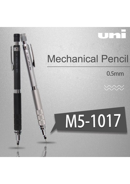 1pen 2b Hb Seti Unı Mekanik Kurşun Kalem M5-1017 Metal El Sıkışma Kuru Toga Kurşun Çekirdek Otomatik Dönen Kesintisiz Çekirdek Kroki Sanat Kırtasiye 0.5mm (Yurt Dışından)