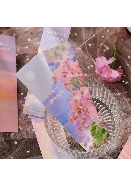 G 30 Adet/takım Rüya Plan Kağıdı Kitap Ayracı Estetik Yağlıboya Edebi Manzara Bulutlar Kağıt Okuma Dıy Endeksi Malzeme Şerit (Yurt Dışından) indirimleri