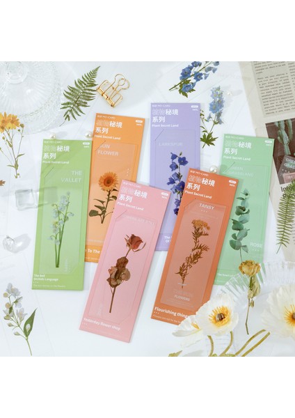 C 5 Adet Vintage Bitkiler Çiçekler Imleri Kawaii Saydam Kitap Not Sayfa Tutucu Kore Kırtasiye Ofis Okul Okuma Hediyesi (Yurt Dışından) modelleri
