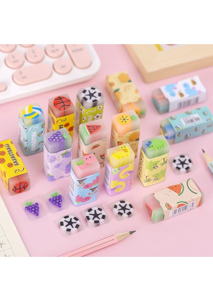 Rastgele Tasarım 3 Adet 3 Adet/grup Renkli Karikatür Desen Kauçuk Silgi Çocuklar Için Sevimli Silgi Kırtasiye Hediye Ödülleri Okul Malzemeleri Sevimli Kırtasiye (Yurt Dışından) fiyatları