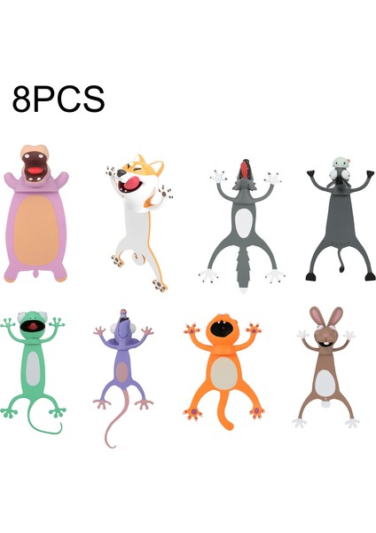 H Komik Sevimli Kawaii Hayvan Kitap Ayracı Karikatür Öğrenci Kitap Ayracı Çocuklar Için Okuma Imi Kızlar Hediye Ofis Okul Malzemeleri (Yurt Dışından) modelleri