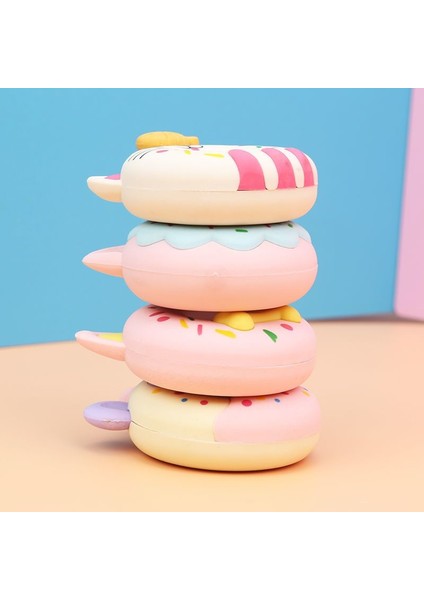 4 Adet Karikatür Kawaii Panda Unicorn Donut Silgi Hayvan Yazma Çizim Kauçuk Kalem Silgi Okul Ofis Malzemeleri Doğum Günü Hediyesi (Yurt Dışından) fırsatları