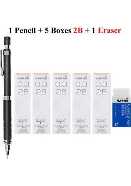 1pen 5 Kutu 2b Set Uni Kuru Toga Mekanik Kurşun Kalem M5-1017 Rulet Modeli Otomatik Olarak Döndür Uç 0.5mm Sanat Kroki Boyama Ofis Okul Malzemeleri (Yurt Dışından)