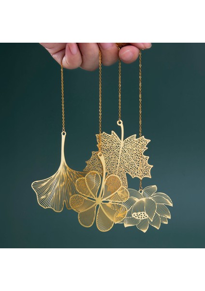 Tüy Vintage Hollow Metal Imleri Yonca Lotus Ginkgo Çiçekleri Akçaağaç Yaprağı Kolye Imi Öğrenci Kitap Ayracı Kırtasiye Hediyeler (Yurt Dışından) fiyatları