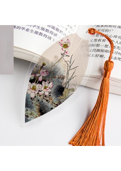 R Çin Arkaik Manzara Boyama Imleri Güzel Estetik Yaprak Damar Imi Hediye Arkadaşlar Öğrenciler Için Okul Malzemeleri (Yurt Dışından)