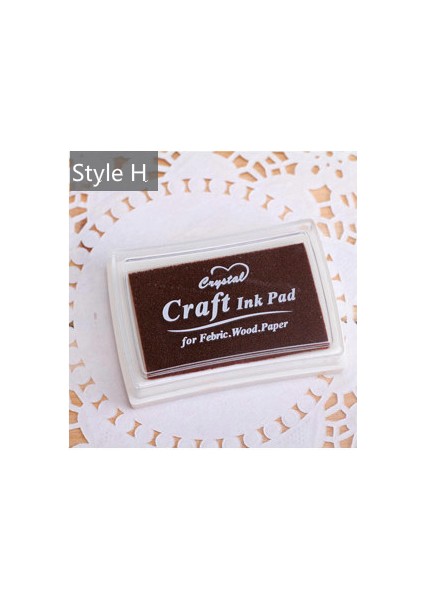 H Mr Kağıt 15 Renk Inkpad El Yapımı Dıy Zanaat Yağ Bazlı Mürekkep Pedi Kumaş Ahşap Kağıt Scrapbooking Mürekkep Pedi Parmak Boyama (Yurt Dışından)