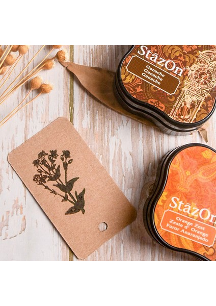 34 1 Adet Japonya Tsukıneko Stazon Mürekkep Pedi Hızlı Kuru Yağ Bazlı Mürekkep (Yurt Dışından) modelleri