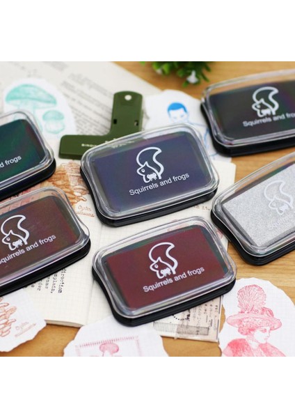 Simli Mürekkep Pedi Retro Altın Renkler Dıy Zanaat Inkpad El Yapımı Kauçuk Pullar Kumaş Ahşap Kağıt Scrapbooking Mürekkep Pedi Kırtasiye Malzemeleri (Yurt Dışından) modelleri
