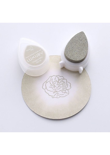 L Sevimli Su Damlacık Baskılı Çamur El Kitabı Aracı Kauçuk Bölüm Öğrenci Trompet Renkli Yaratıcı Kauçuk Bölüm Baskı Mürekkebi Pedleri (Yurt Dışından)