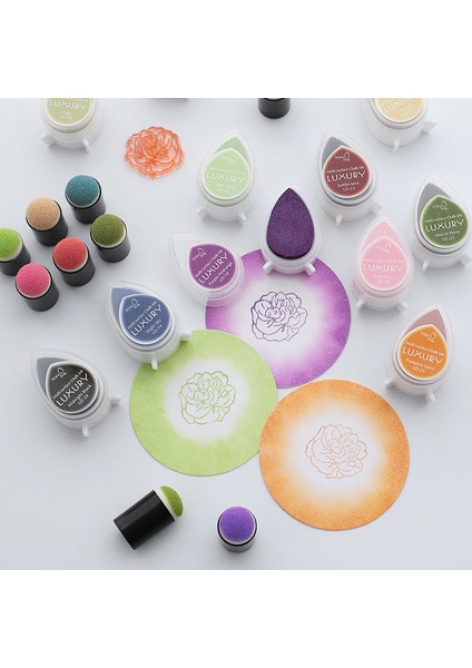 L Sevimli Su Damlacık Baskılı Çamur El Kitabı Aracı Kauçuk Bölüm Öğrenci Trompet Renkli Yaratıcı Kauçuk Bölüm Baskı Mürekkebi Pedleri (Yurt Dışından) modelleri