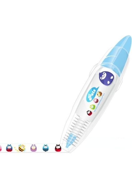 11 1 Adet Plastik Sevimli Hayvan Basın Tipi Karikatür Düzeltme Bandı Çıkartmalar Ofis Malzemeleri Basın Tipi Kawaii Bant Dekoratif Bant (Yurt Dışından)