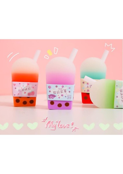 Rastgele 1 Adet 1 Adet Kawaii Silgi Kaliteli Kauçuk Silgi Okul Ofis Malzemeleri Çocuklar Için Hediye (SS-1134) (Yurt Dışından)