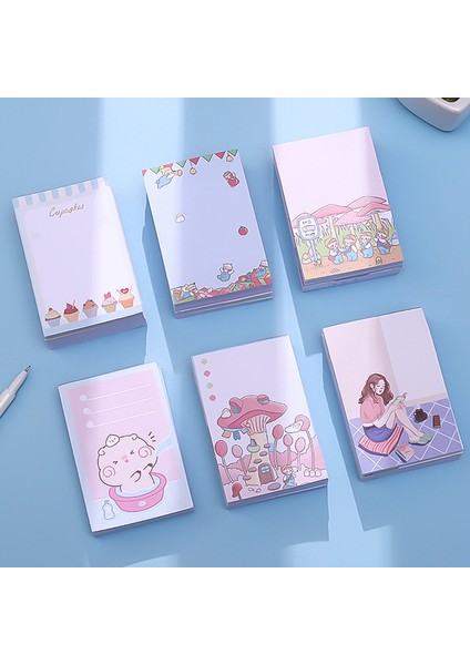 SR2017-14 100 Yaprak Kawaii Bloknot Gevşek Yaprak Kitap Memo Etiket Öğrenci Planlayıcısı Defterler Dekor Yapışkan Notlar Okul Ofis Için Supplie (Yurt Dışından)