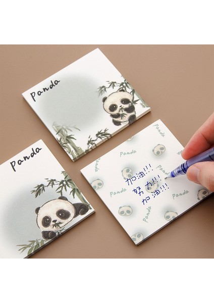 Panda Çok Sevimli Panda Yayınlandı Yapışkan Notlar Yapışkanlı Not Not Defteri Öğrenciler Için Mürekkep Geçirmez (Yurt Dışından)