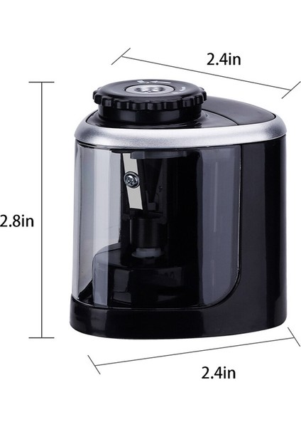 Siyah Taşınabilir Kalemtıraş Elektrikli Manuel 2 In 1 Otomatik Kalemtıraş Çocuklar Yetişkinler Otomatik Kalemtıraş Kırtasiye (Yurt Dışından) modelleri