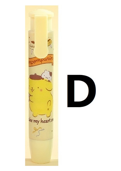 D Sanrio Kawaii Öğrenci Silgi Anime Desen Basın Kauçuk Silgi Yaratıcı Okul Öğrenme Kırtasiye Mymelody Kuromi Cinnamoroll (Yurt Dışından)