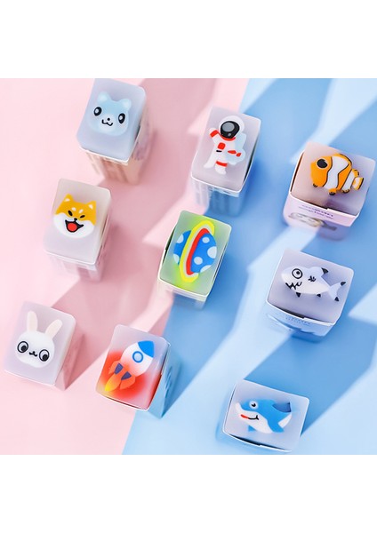 Evren Rastgele 1 Adet 1 Adet Kawaii Evren Pet Silgi Kauçuk Birincil Öğrenci Ödülleri Promosyon Hediye Kırtasiye Çocuklar Için Silgi (Yurt Dışından) modelleri