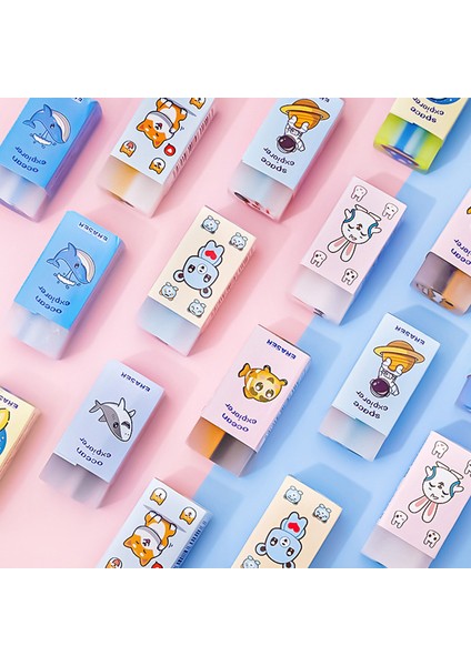 Evren Rastgele 1 Adet 1 Adet Kawaii Evren Pet Silgi Kauçuk Birincil Öğrenci Ödülleri Promosyon Hediye Kırtasiye Çocuklar Için Silgi (Yurt Dışından) fırsatları