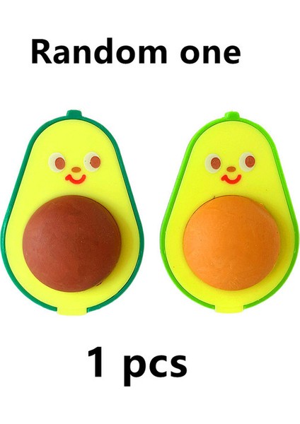 Rastgele Bir Avokado Sevimli Kalemtıraş ve Silgi Bir Öğrenci Kalemtıraş Okul Kalem Silgisi Kauçuk Çocuk Kırtasiye Hediyeler (Yurt Dışından)