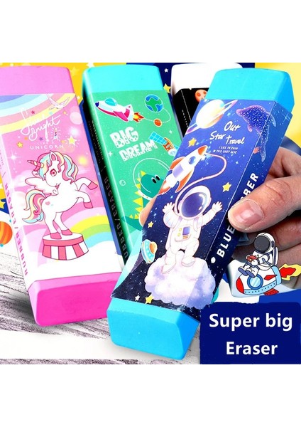 B4 Süper Jumbo Büyük Silgi Karikatür Sevimli Kurşun Kalem Silgisi Öğrenci Kauçuk Silgi Sanat Resim Silgi Okul Malzemeleri Ofis Silme Hediyeleri (Yurt Dışından) fiyatları