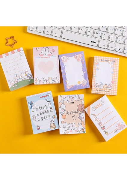 Stil 3 100 Sayfa Sevimli Karikatür Tavşan Bloknot Yapışkan Not Çıkartmalar Çıkartması Scrapbooking Dıy Kawaii Not Defteri Kırtasiye Okul Malzemeleri (Yurt Dışından)