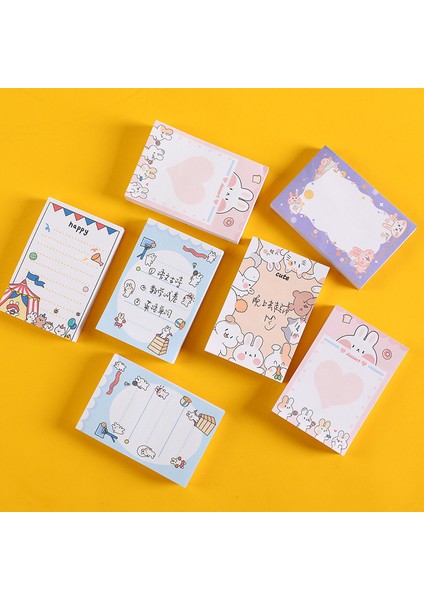 Stil 3 100 Sayfa Sevimli Karikatür Tavşan Bloknot Yapışkan Not Çıkartmalar Çıkartması Scrapbooking Dıy Kawaii Not Defteri Kırtasiye Okul Malzemeleri (Yurt Dışından)