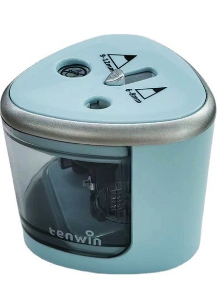 Gümüş Çift Delikli Elektrikli Kalemtıraş Kalın ve Ince Iki Delikli Kalemtıraş Öğrenciler Yarı Otomatik Emniyetli Kalemtıraş (Yurt Dışından) fiyatları