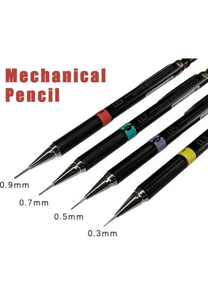 2 Adet 0.3mm ve Kurşun 0.3/0.5/0.7/0.9mm Mekanik Kurşun Kalem Kurşun Seti Öğrenci Silgi Tasarımlı Otomatik Kalemler Okul Boyama Yazma Malzemeleri (Yurt Dışından) fiyatları