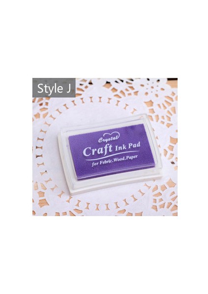 J Mr Kağıt 15 Renk Inkpad El Yapımı Dıy Zanaat Yağ Bazlı Mürekkep Pedi Kumaş Ahşap Kağıt Scrapbooking Mürekkep Pedi Parmak Boyama (Yurt Dışından)