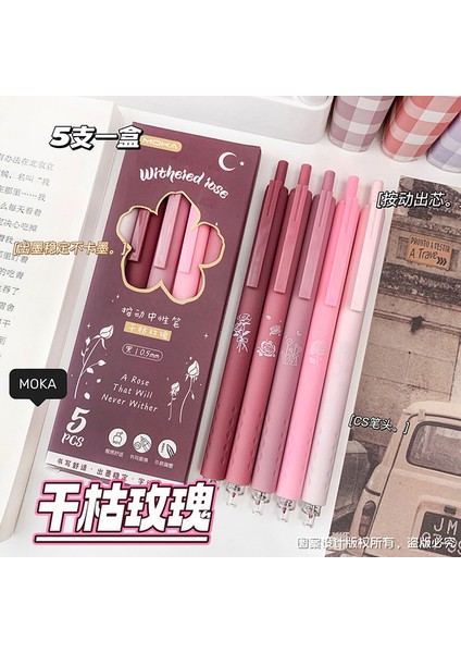 5 Adet Tulx Kawaii Kalemler Ofis Aksesuarları Jel Kalem Seti Kawaii Kırtasiye Jel Kalemler Kore Kırtasiye Kalemler Yazma Için (Yurt Dışından)