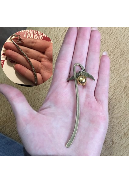 13 1 Adet Retro Metal Imi Ölüm Yadigarları Kanat Parlayan Kolye Altın Okuyucu Snitch Kitap Ayracı Öğretmen Için En Iyi Hediye Hediye | (Yurt Dışından) modelleri