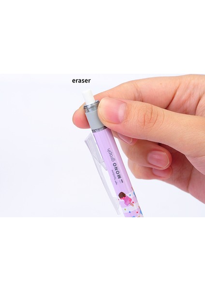 Mor Şeker 1 Adet Tombow Mono 0.5mm Mekanik Kurşun Kalem Tatlı Sınırlı Sayıda Sarsıntı Kalem Kawaii Okul Malzemeleri Kırtasiye (Yurt Dışından) indirimleri