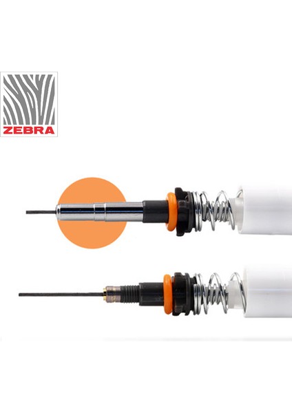 Beyaz 1 Adet 1 Adet Yeni Zebra Delguard Mekanik Kurşun Kalem MA85 0.5 mm Renkli Çizim Kroki Öğrenci Yazma Sürekli Çekirdek Aktivite Kalemi (Yurt Dışından)