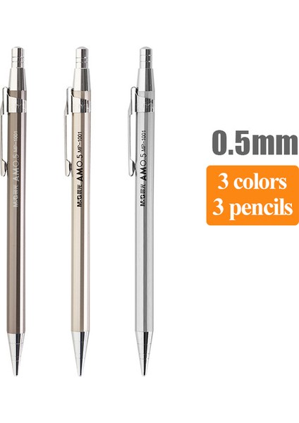 Yeşil Mg Metal Doku Mekanik Kurşun Kalem 0.5mm 0.7mm Profesyonel Boyama ve Yazma Için Kurşun Dolum Ofis Okul Malzemeleri Dayanıklı (Yurt Dışından)