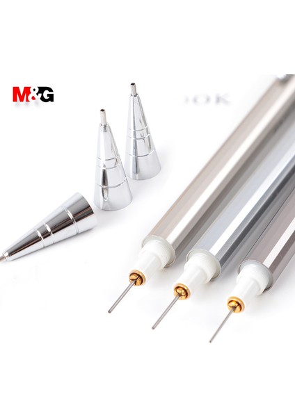 Yeşil Mg Metal Doku Mekanik Kurşun Kalem 0.5mm 0.7mm Profesyonel Boyama ve Yazma Için Kurşun Dolum Ofis Okul Malzemeleri Dayanıklı (Yurt Dışından)