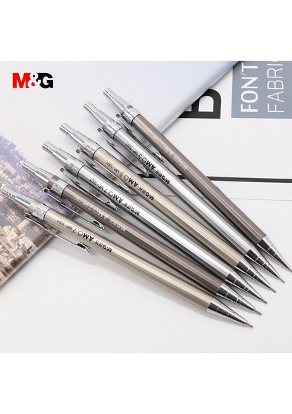 Yeşil Mg Metal Doku Mekanik Kurşun Kalem 0.5mm 0.7mm Profesyonel Boyama ve Yazma Için Kurşun Dolum Ofis Okul Malzemeleri Dayanıklı (Yurt Dışından)